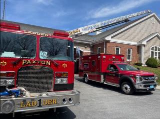 Paxton Fire Station Fire trucks outside during the day