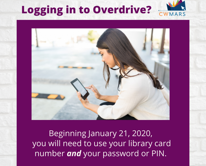 Logging in to Overdrive Information