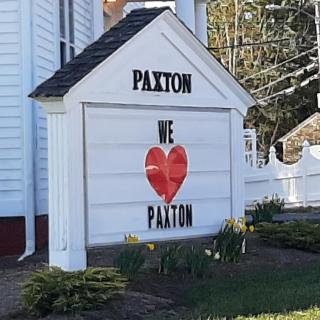We Love Paxton Sign