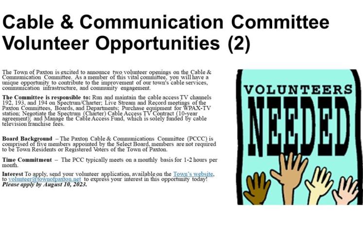 Cable Communication Committee Ad